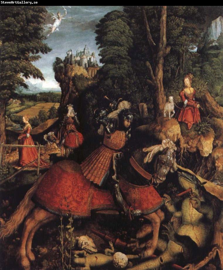 Leonhard Beck St George and the dragon